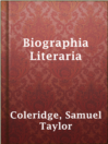 Imagen de portada para Biographia Literaria